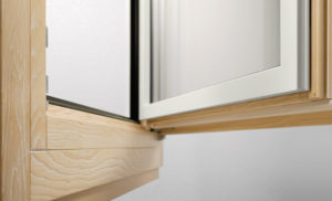 Infissi minimal alluminio legno